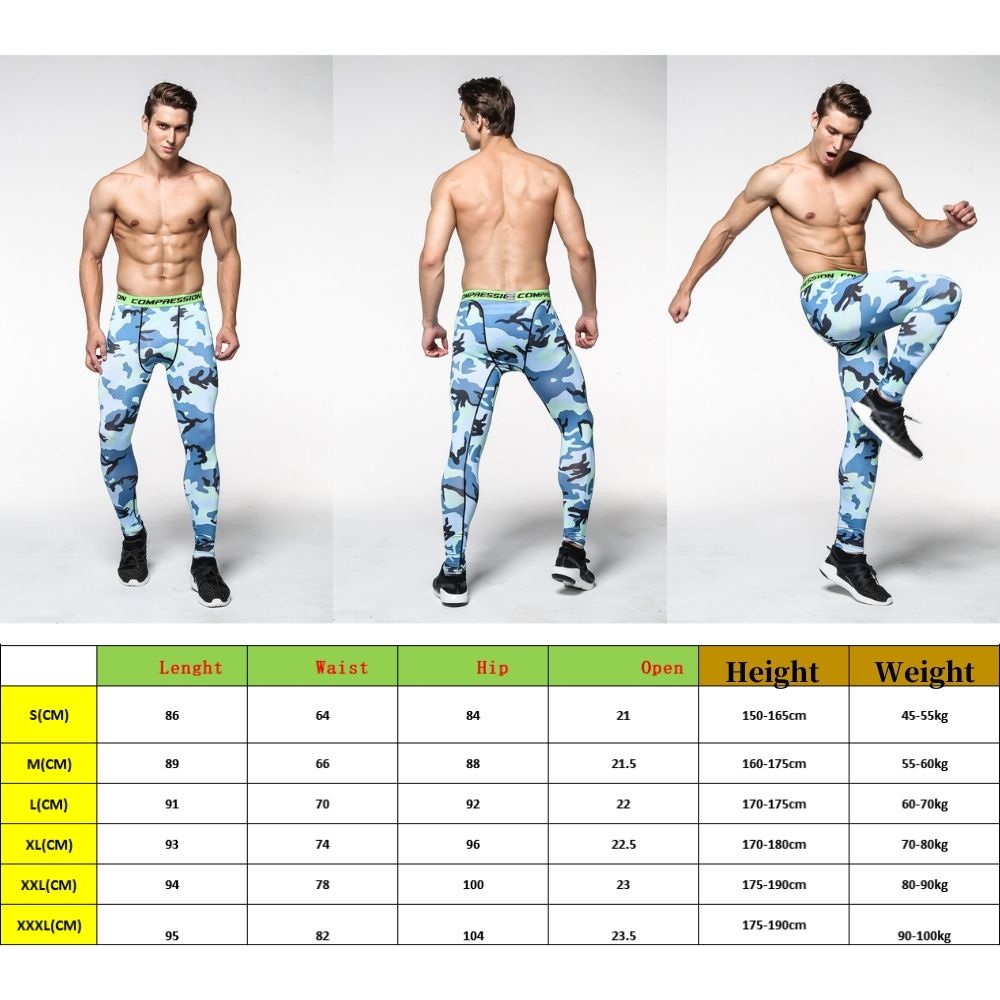 Quần legging thể thao thấm hút mồ hôi nhanh dành cho nam giới