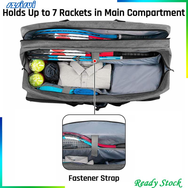 Túi Đựng Vợt Tennis 7 Ngăn Đa Năng Tiện Dụng