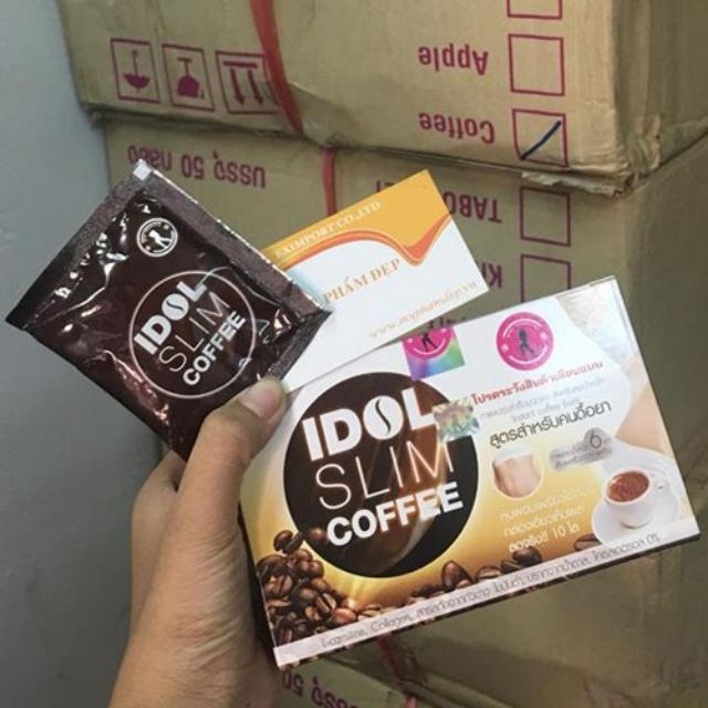[combo5h]Cafe idol slim Thái Lan sữa đường giảm cân siêu ngon