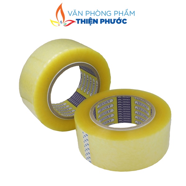 Băng keo trong 4.8cm Angles dán thùng dày 1.3kg-1.8kg-2kg độ dính 50MIC THIỆN PHƯỚC
