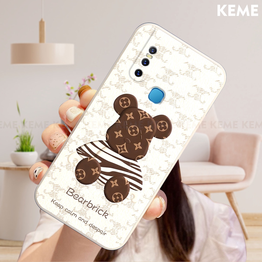 Ốp lưng Vivo V15 / 1819 in hình Kaws và Bearbrick