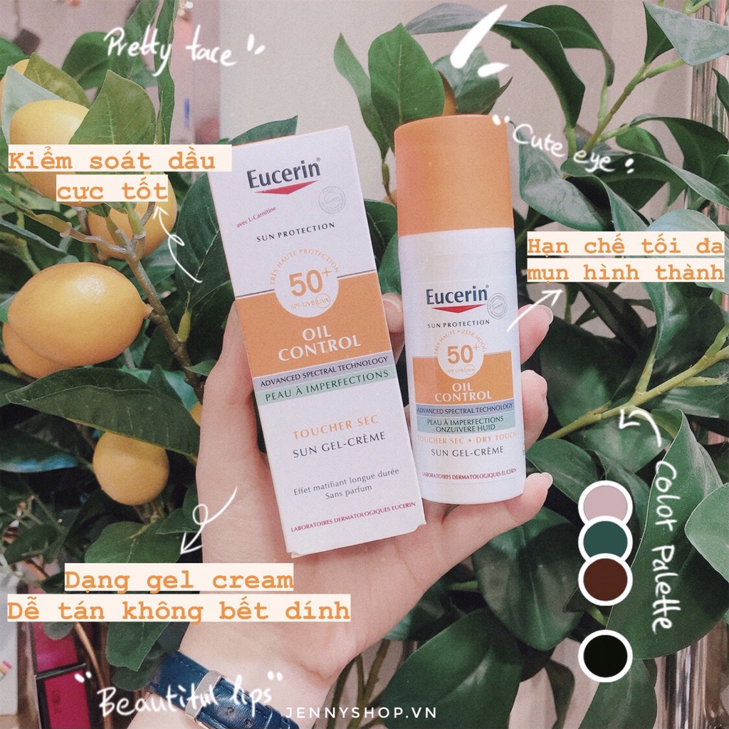 Kem Chống Nắng Eucerin Gel-Creme Oil Control Dry Touch