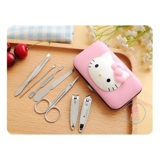 BỘ BẤM MÓNG TAY 7 MÓN HELLO KITTY _SuSuShop