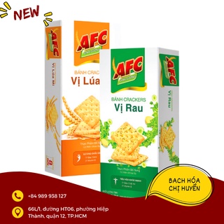 Bánh cracker vị rau AFC Dinh Dưỡng hộp 200g