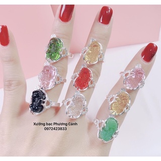 Nhẫn tỳ hưu bạc loại nhỏ XƯỞNG BẠC PHƯƠNG CẢNH CPJ
