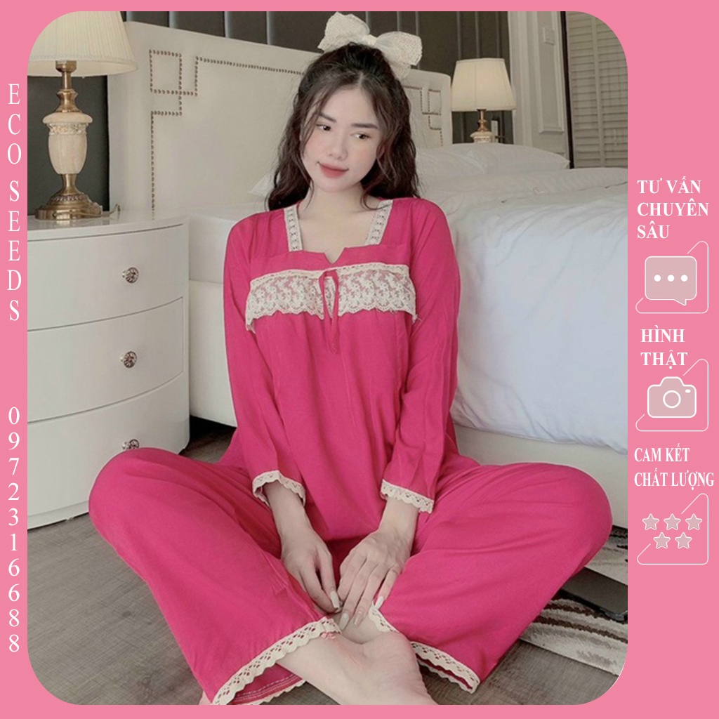 [BAUOI B04] BỘ BẦU TRƯỚC VÀ SAU SINH CHẤT ĐŨI LỤA CỰC MÁT FREE SIZE - BỘ QUẦN ÁO DÀI TAY CHO CON BÚ
