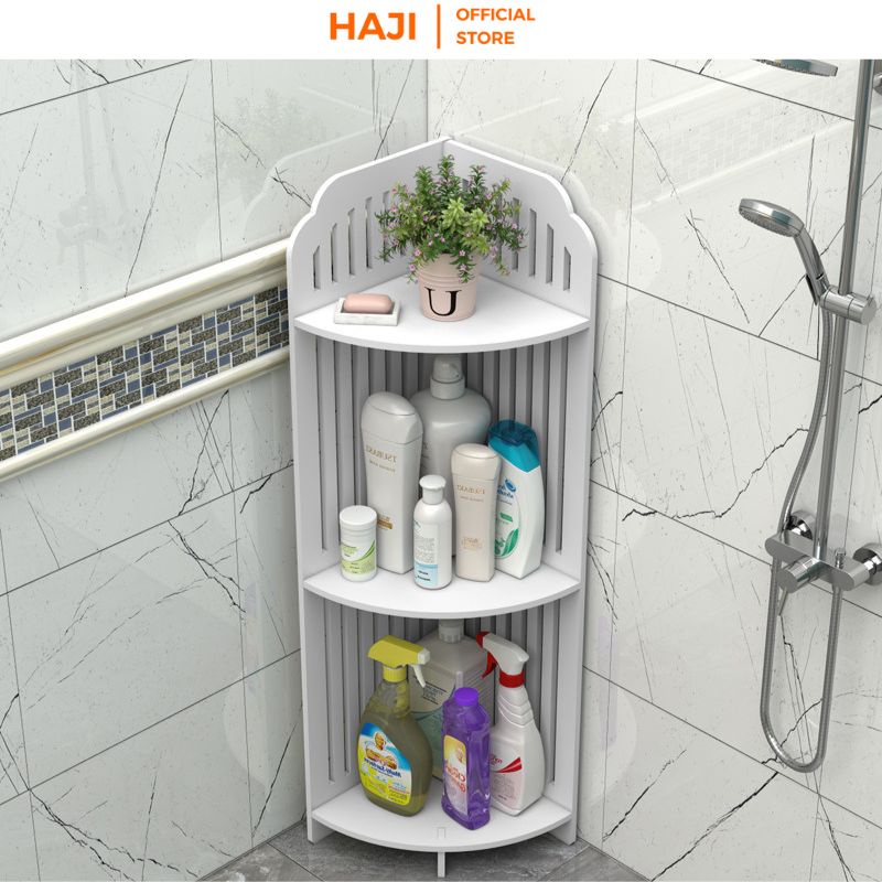 Giá để vật dụng phòng tắm gọn gàng chống nước tuyệt đối chịu lực tốt thương hiệu HAJI D121