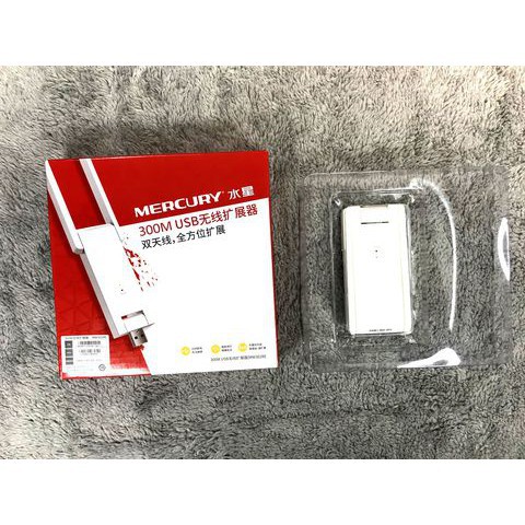 Kích sóng Wifi 300M 2 Râu MIMO mercury MW302RE sỉ sll
