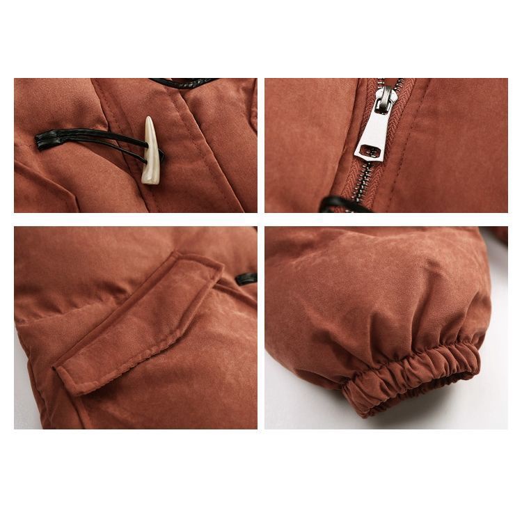 Áo khoác Cotton dáng rộng kiểu Nhật Hàn dễ thương thời trang mùa đông cho nữ