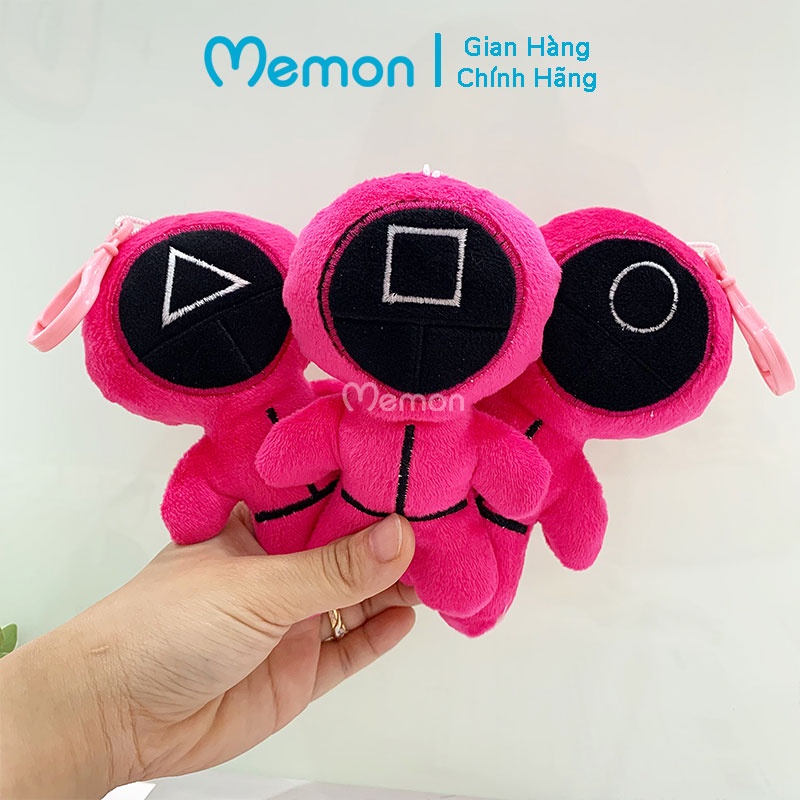 Móc Treo Gấu Bông Trò Chơi Con Mực Squid Game Cao Cấp Memon