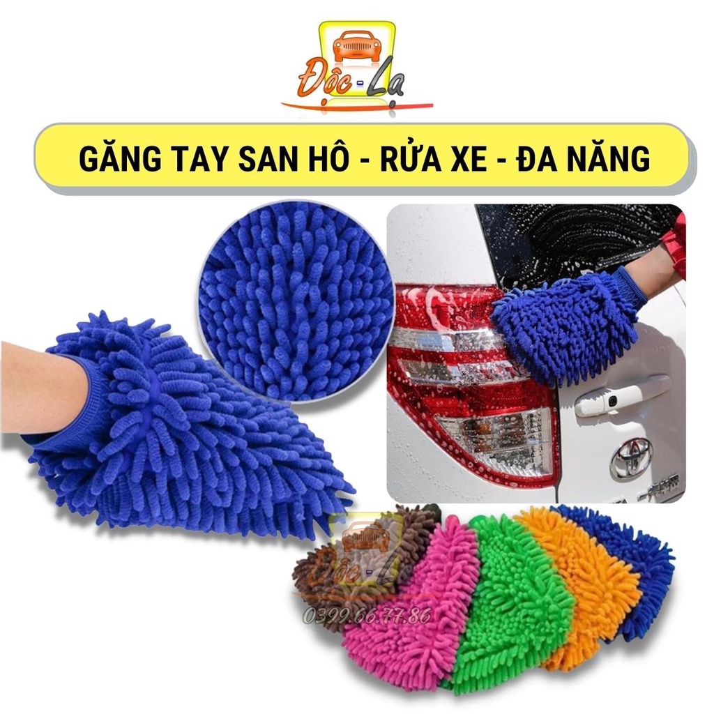 Gang tay rửa xe ô tô cao cấp 2 lớp