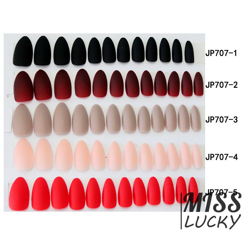 Miếng dán móng tay giả dài kiểu châu Âu