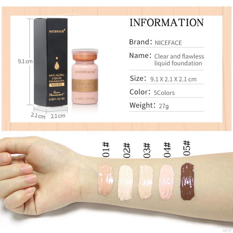 [Hàng mới về] Kem nền NICEFACE che khuyết điểm dưỡng ẩm và giấu lỗ chân lông làm sáng da | BigBuy360 - bigbuy360.vn