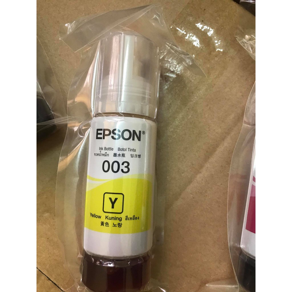 Bộ mực máy in Epson L1110,L3110,L3150,L4150... MÃ Ecotank 003 chính hãng