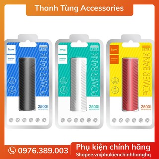 Pin Sạc dự phòng nhỏ gọn Hoco J23 New dung lượng 2500mAh
