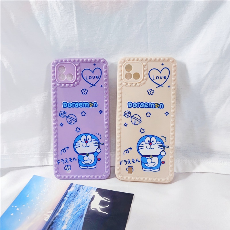 Ốp Điện Thoại Mềm In Hình Doraemon Dễ Thương Cho Vivo Y20 Y20i Y20S Y12S Y33S Y21 Y21S Y21T Y12 Y15 Y17 Y12i