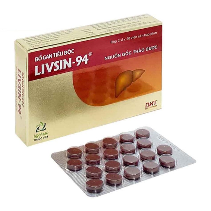 LIVSIN 94 - bổ gan tiêu độc