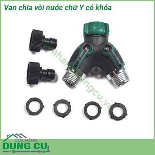 Van chia nước chữ Y có khóa