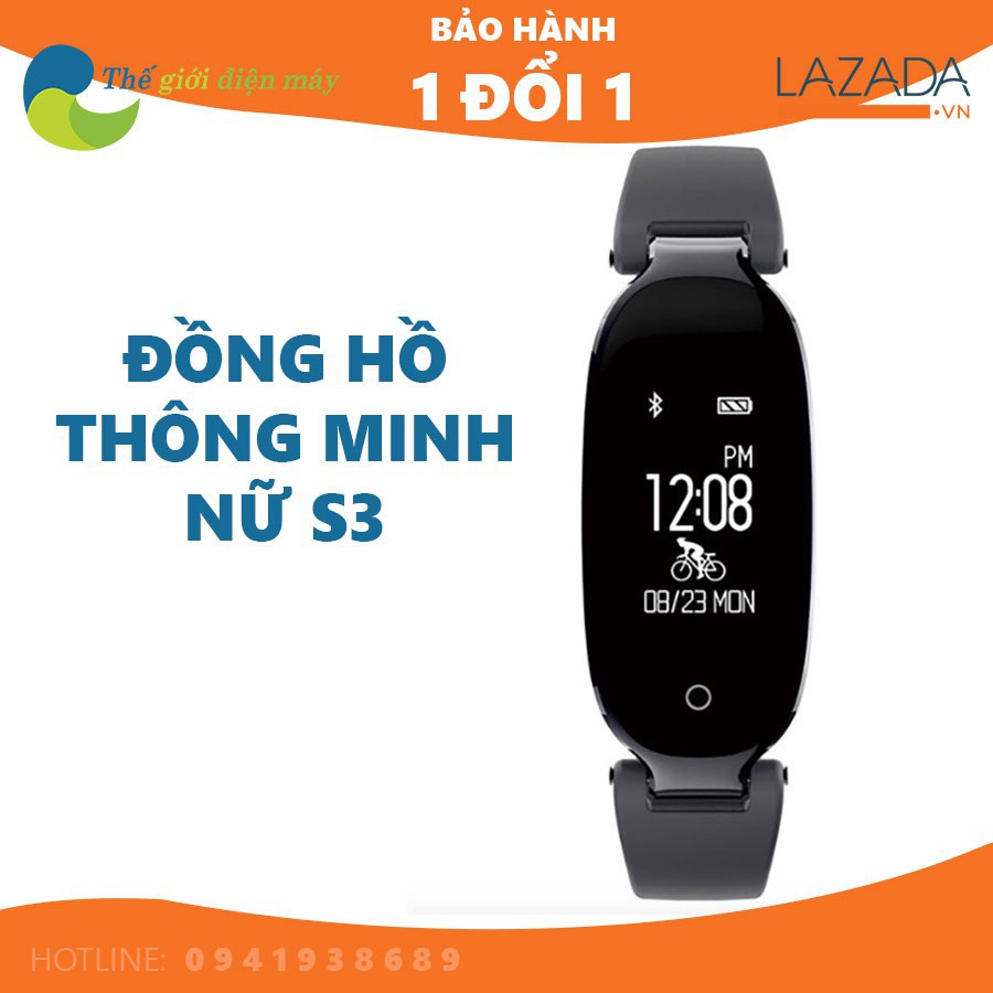 [SIÊU PHẨM] Đồng hồ thông minh nữ S3 plus thế hệ mới chống nước 100%, màn hình màu OLED, tặng 1 đồng hồ nam thanh lịch.