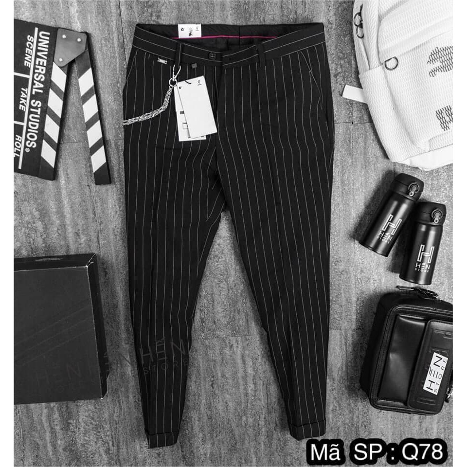 Quần âu tây kẻ sọc ( có size 85-90kg ) | BigBuy360 - bigbuy360.vn