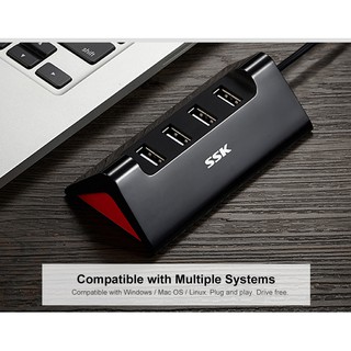 HUB CHIA USB 4 CỔNG 2.0 SSK SHU830