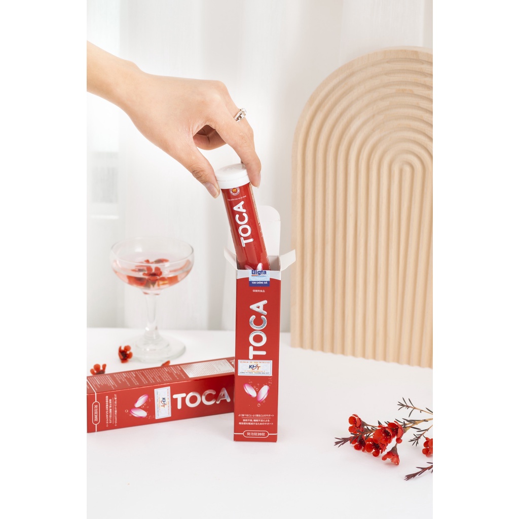 Viên sủi TOCA - Hỗ trợ tăng cân, ăn ngon, ngủ ngon, giảm mệt mỏi