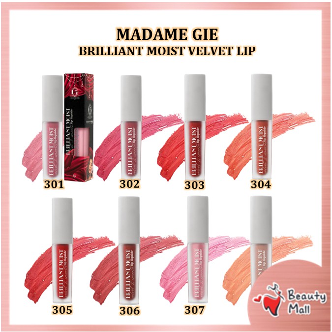 (hàng Mới Về) Son Kem Lì Mịn Mượt Như Nhung Và Không Khô Môi Madame Gie