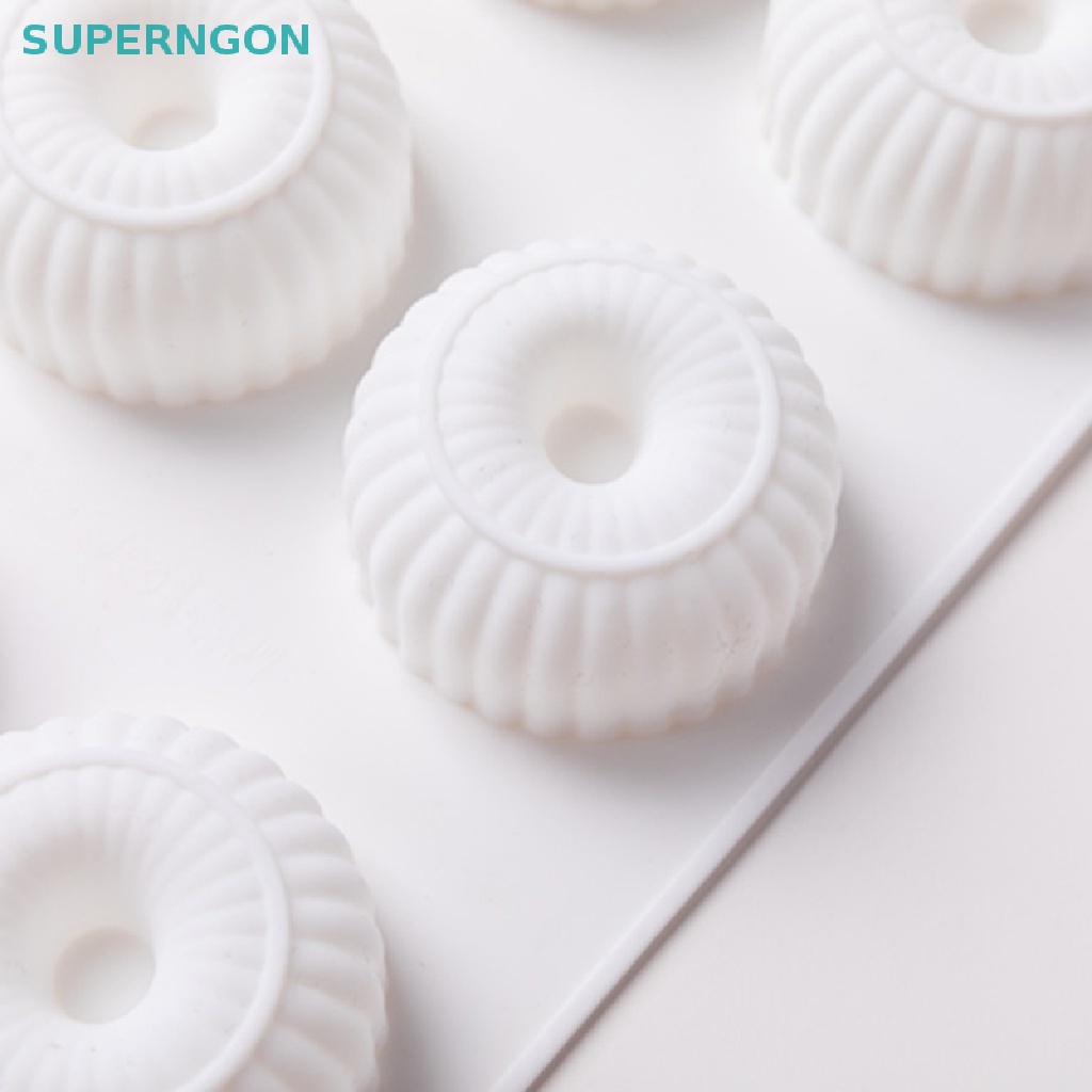 Khuôn Silicone Làm Bánh / Xà Phòng 6 Ngăn Hình Tròn