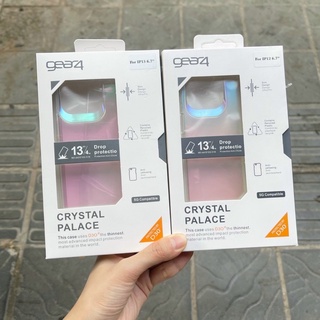 Ốp lưng kính Gear4 đổi màu cho iPhone 13, 13 Pro, 13 Pro Max thay đổi màu sắc theo từng ánh nhìn viền dẻo chống sốc