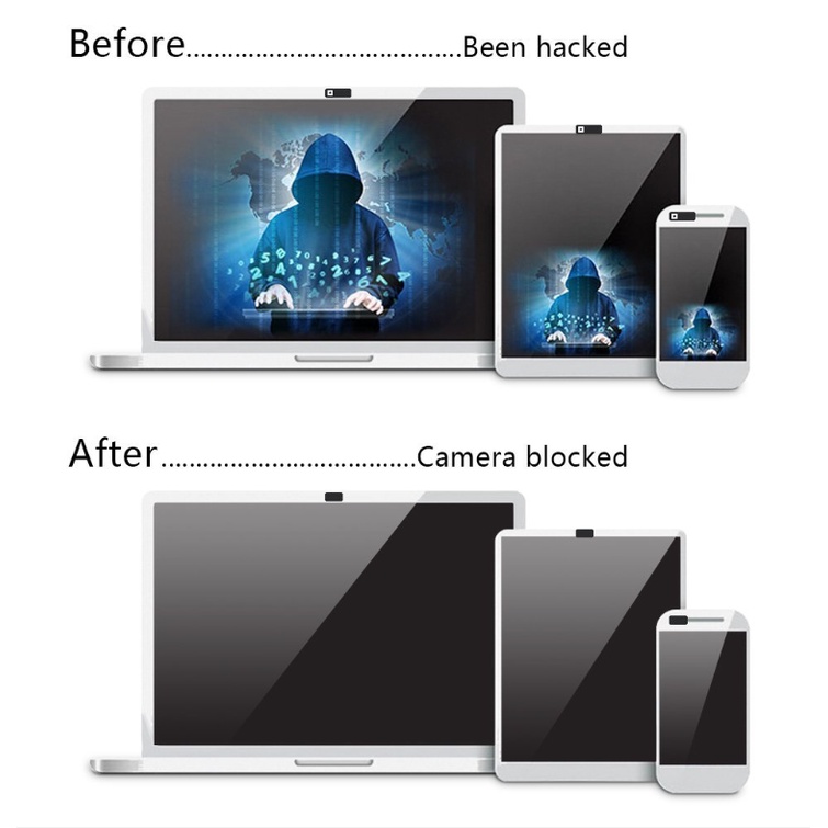 Miếng Dán Che Ống Kính Máy Ảnh Bằng Nhựa Siêu Mỏng Dạng Trượt Cho Tablet Ipad Điện Thoại PC Laptop
