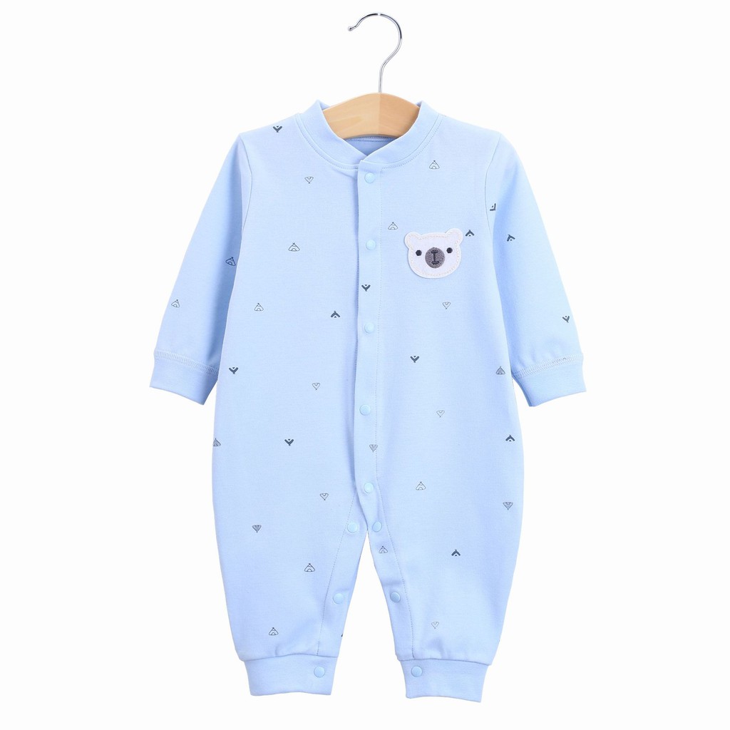 Body liền thân, bodysuit dài tay cotton cho bé trai và bé gái sơ sinh từ 3-13kg, hàng đẹp xuất Hàn