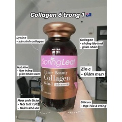 Viên uống Collagen 6 in 1 Spring Leaf Inner Beauty của Úc