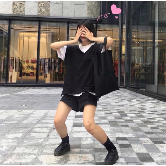 ÁO GILE NỈ STYLE HÀN QUỐC BASIC - Áo gile trơn kèm video sản phẩm shop tự quay | BigBuy360 - bigbuy360.vn