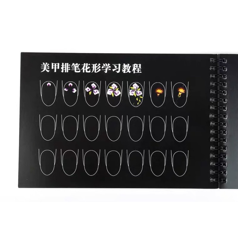 Sổ tập vẽ hoạ tiết nail