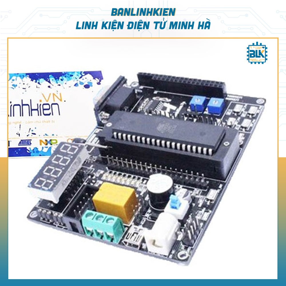 Kit Học Tập AT89S52 V2 NEW BANLINHKIEN kết nối làm việc trực tiếp với VĐK AT89S52