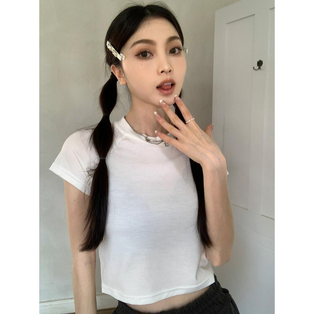 61559 Áo Thun Mỏng Vừa Vặn Nhìn Ngắn