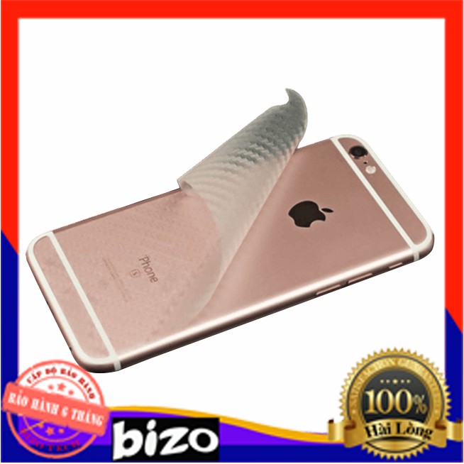 [NGON BỔ RẺ] Dán Lưng Điện Thoại Iphone Carbon Chống Vân Tay