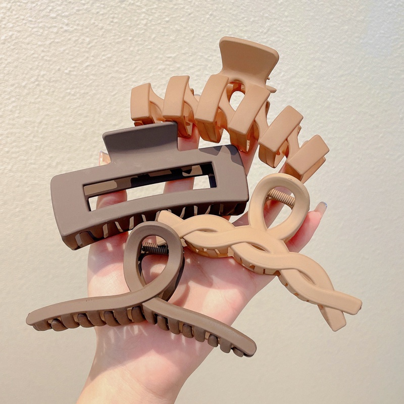 Kẹp Tóc Cá Mập Cỡ Lớn Kiểu Retro Pháp Dễ Thương