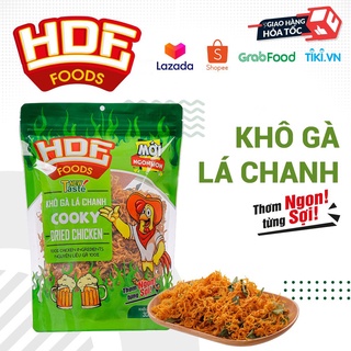 [Khô gà - Đồ ăn vặt CAO CẤP ] Khô gà lá chanh xé cay Cooky 500g ngon nhất thị trường - Khô gà lá chanh Cooky