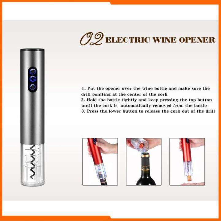 Bộ Dụng Cụ Mở Rượu Vang Tự Động 4 in1 SW-WG08, Bản Đặc Biệt, Qùa Tặng Đẳng Cấp