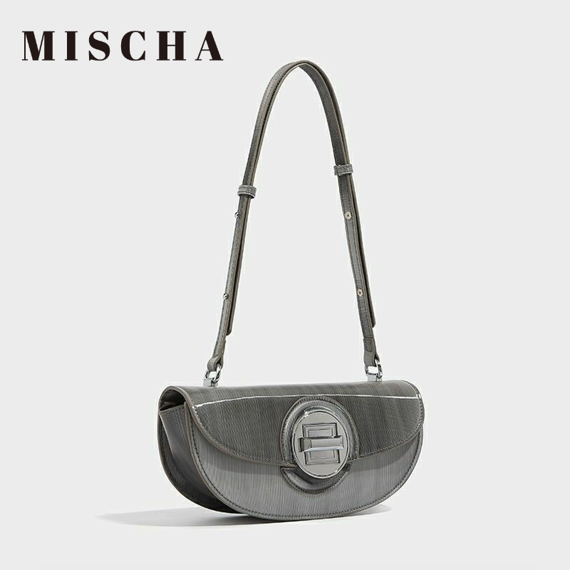 MISCHA Túi Đeo Vai MISCHA Chất Liệu PU 6D Màu gradient Dễ Phối Đồ Hợp Thời Trang