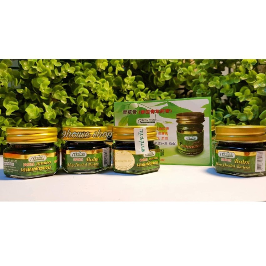 DẦU CÙ LÀ THƠM GREEN HERB NHỎ 10G THÁI LAN