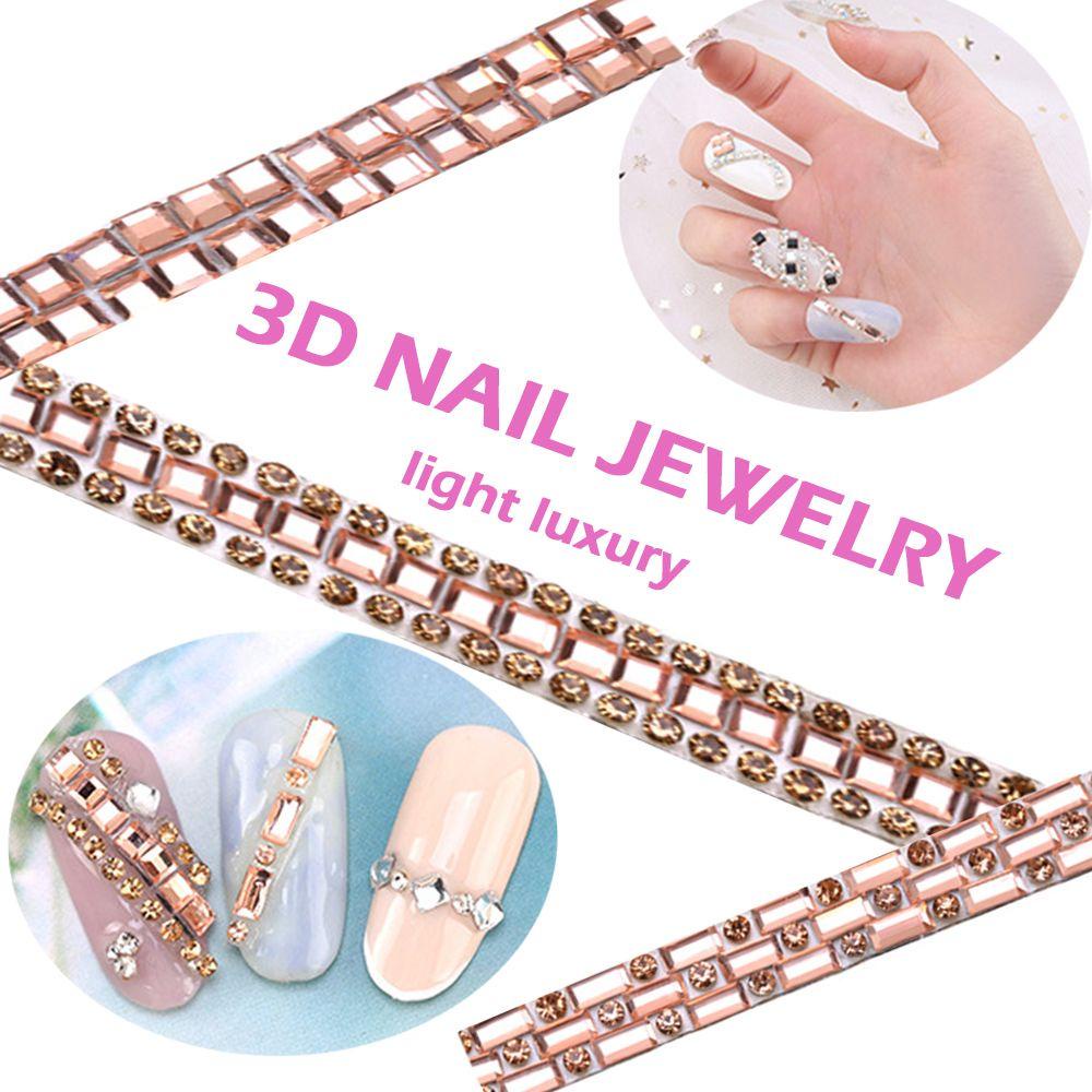 Dây Xích 3D Trang Trí Móng Tay Nghệ Thuật Độc Đáo