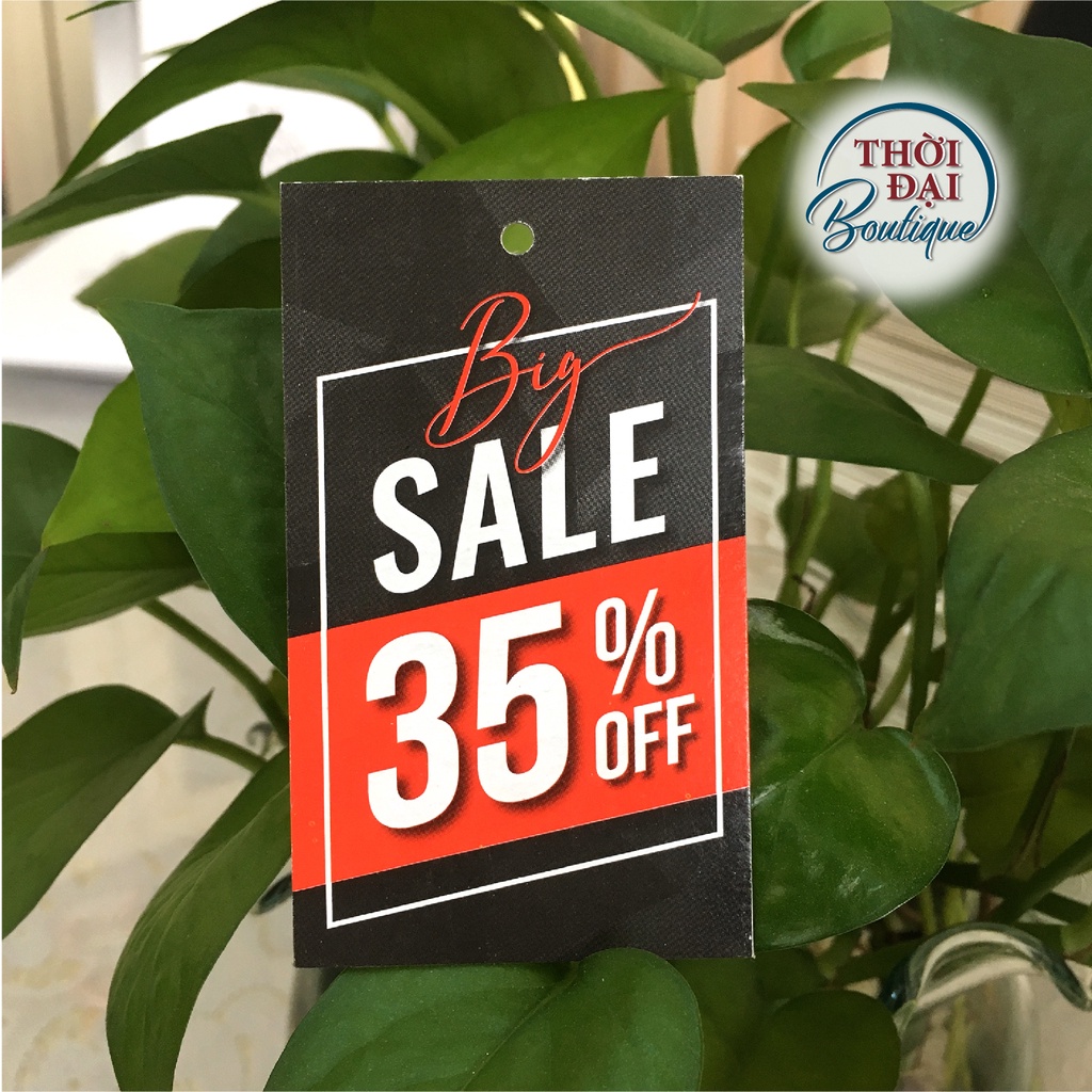 100c - Tag / nhãn treo giấy SALE OFF nhiều loại