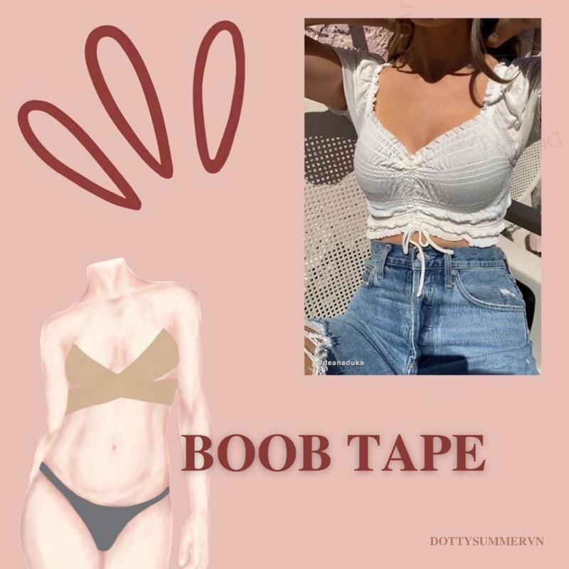 Boob Tape - Băng Dán Thần Kì Định Hình Dán Ngực Theo Cách Của Bạn