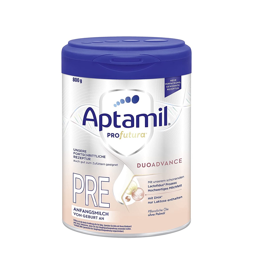 Sữa Aptamil Đức Bạc Pre,1,2 (Date Xa Mẫu Mới) 800G Air Đức Giá Tốt