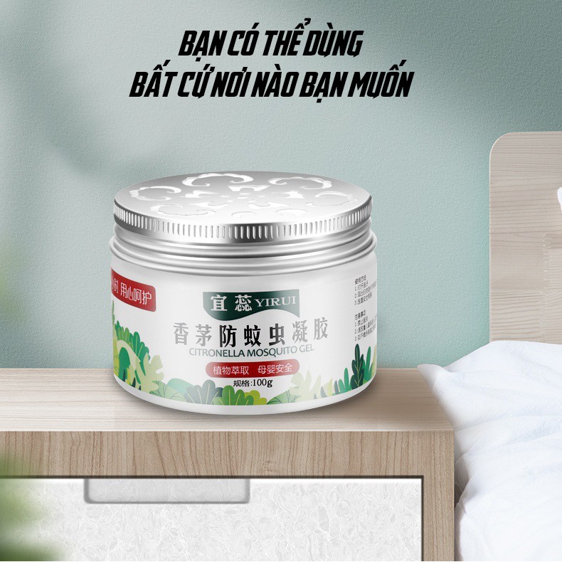 Gel Đuổi Muỗi Côn Trùng Thơm Phòng Cho Bé Và Gia Đình Cao Cấp 100g