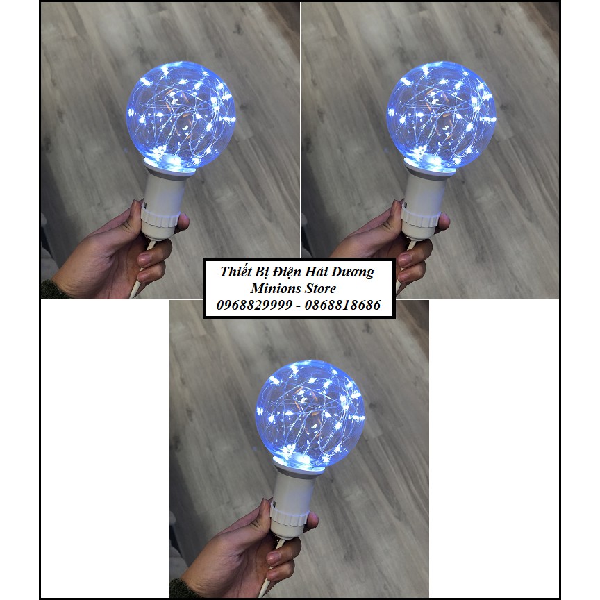 Combo 3 bóng đèn LED đom đóm TN912 -  ánh sáng Led đẹp mắt trang trí không gian decor - Nhiều màu lựa chọn - BH 1 năm