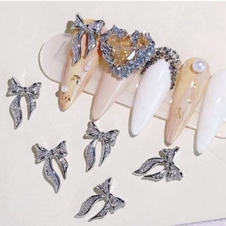 phụ kiện trang trí móng charm nơ quốc dân