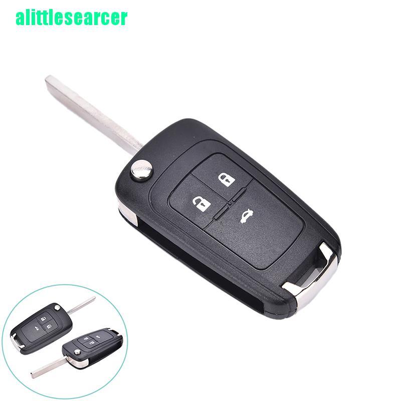 Vỏ Bọc Chìa Khóa Điều Khiển Từ Xa 3 Nút Gấp Được Cho Chevrolet